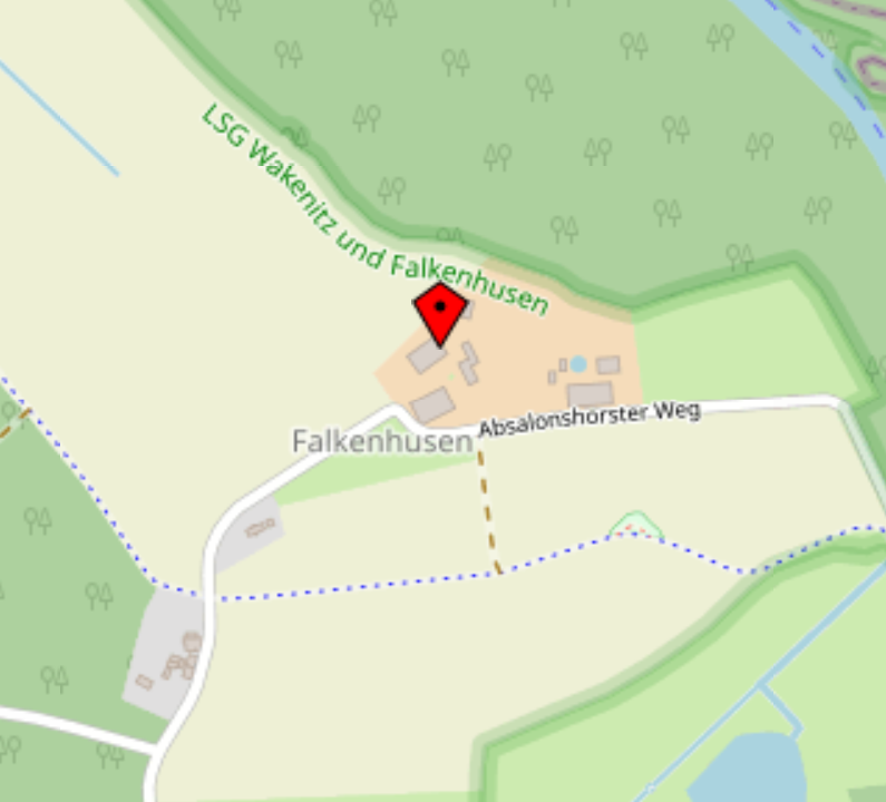 Karte Hof Falkenhusen (c) OpenStreetMaps